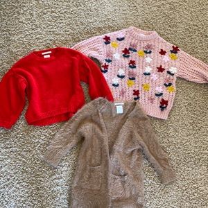 Girls sweaters size 6 Zara girls
